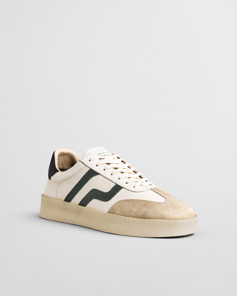 crepmo leren sneakers - eggshell