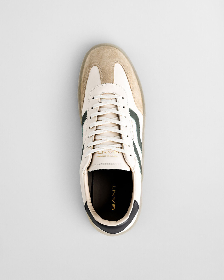 crepmo leren sneakers - eggshell