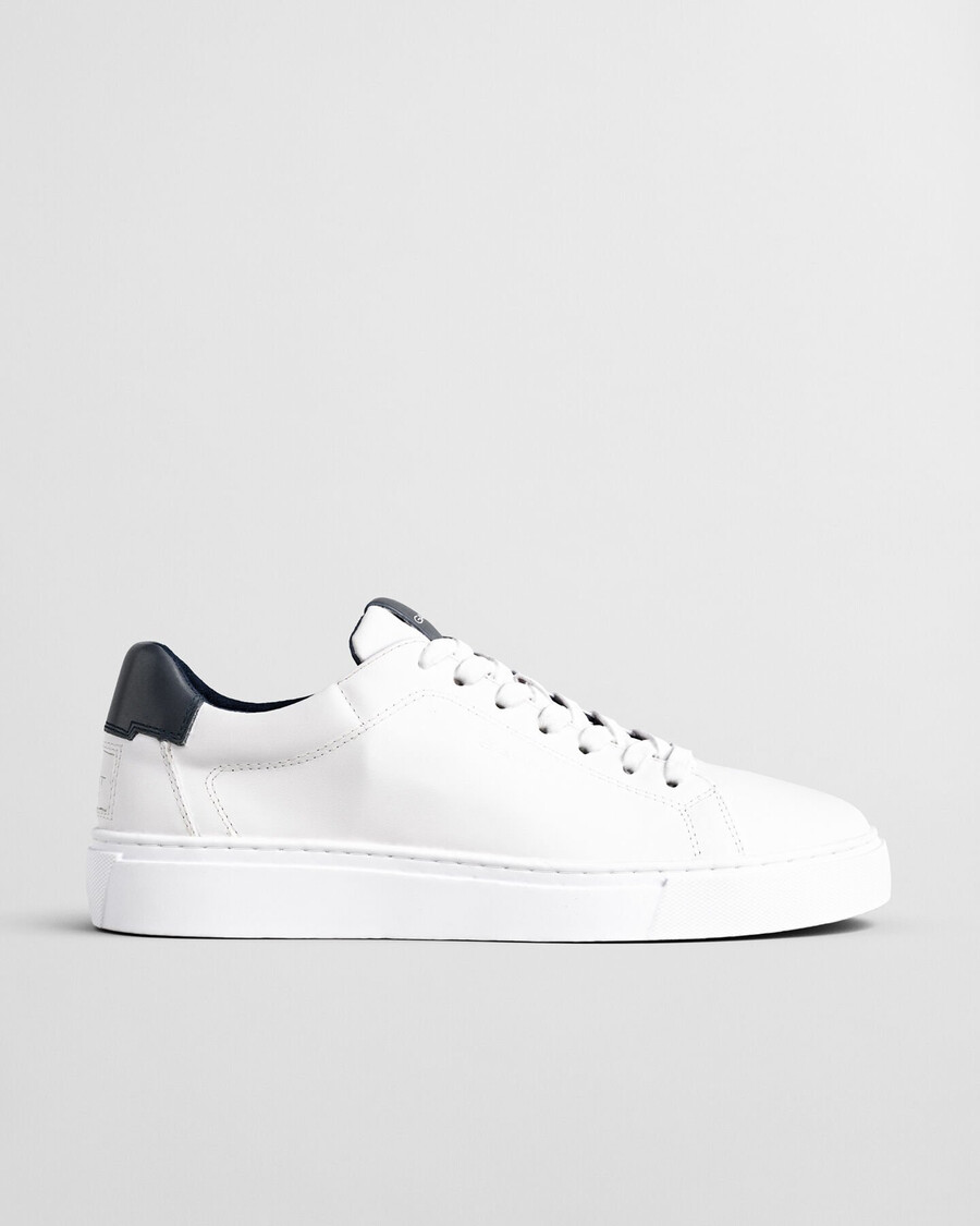 mcjulien leren sneakers - marineblauwwit