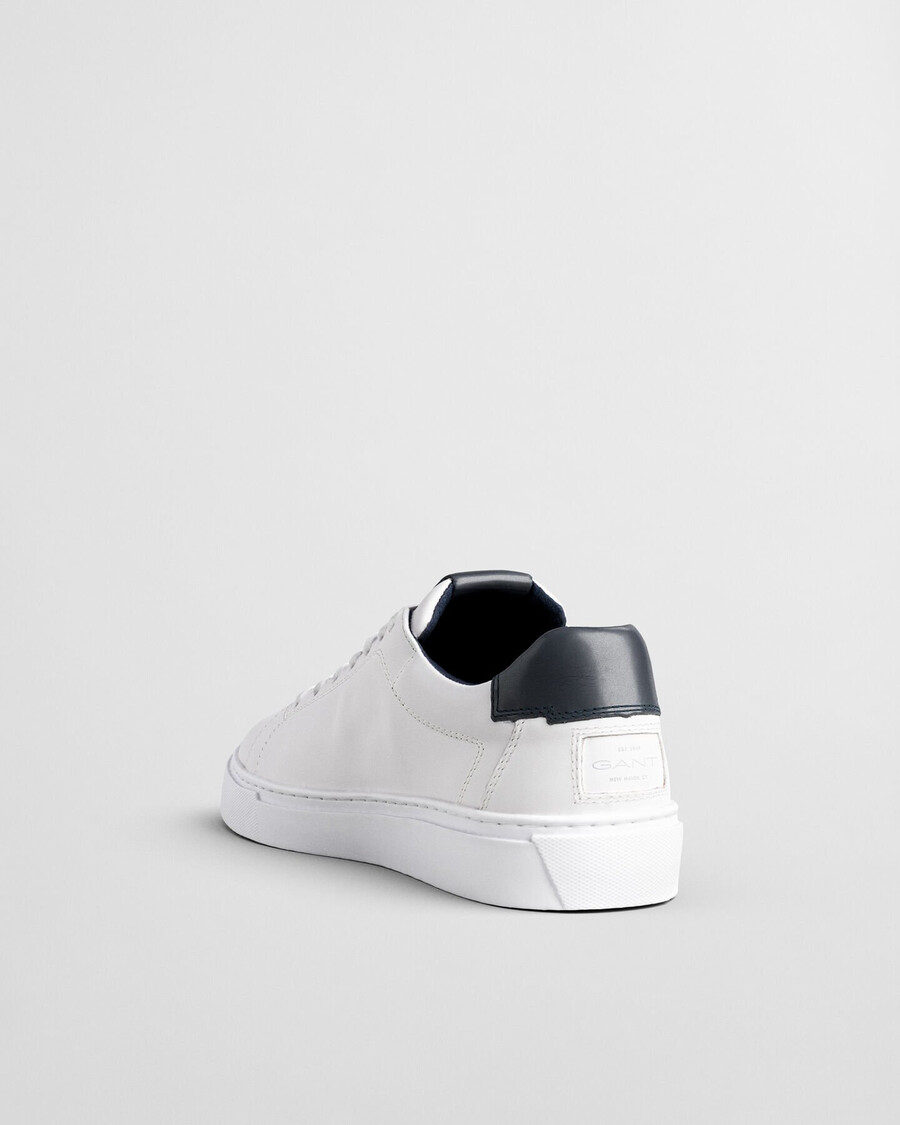 mcjulien leren sneakers - marineblauwwit