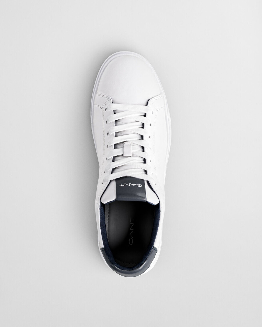 mcjulien leren sneakers - marineblauwwit