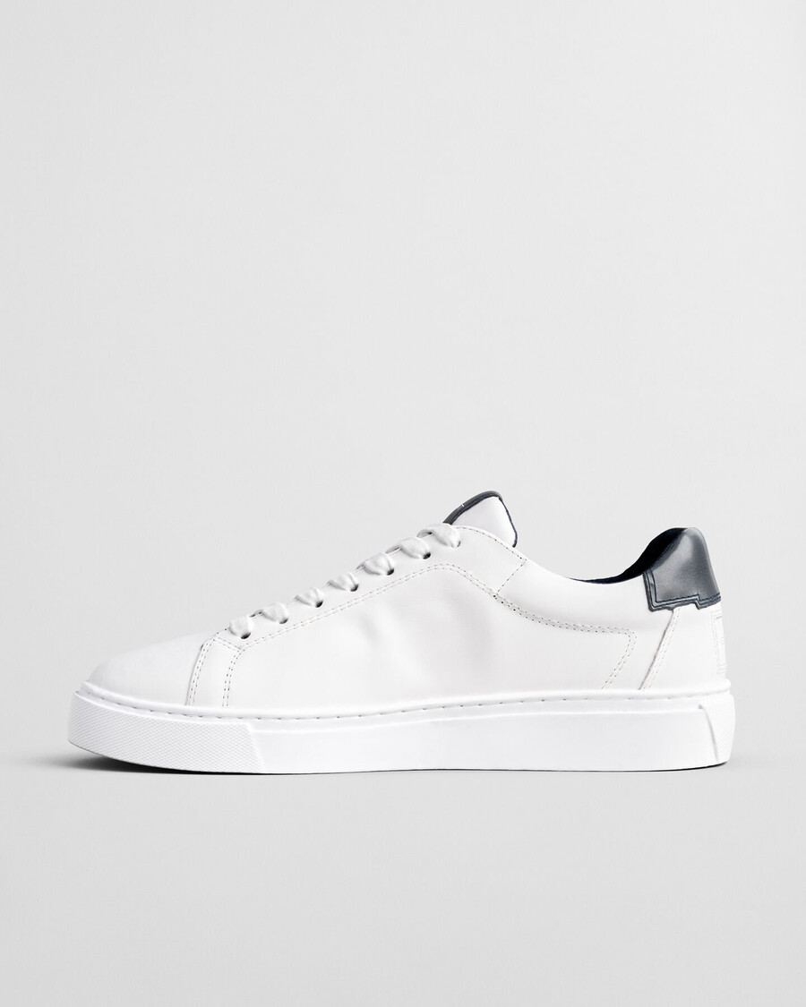 mcjulien leren sneakers - marineblauwwit