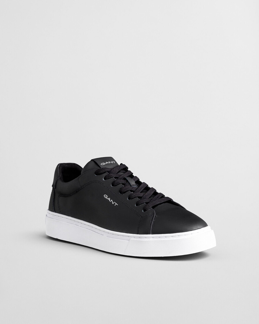 mcjulien leren sneakers - zwartwit