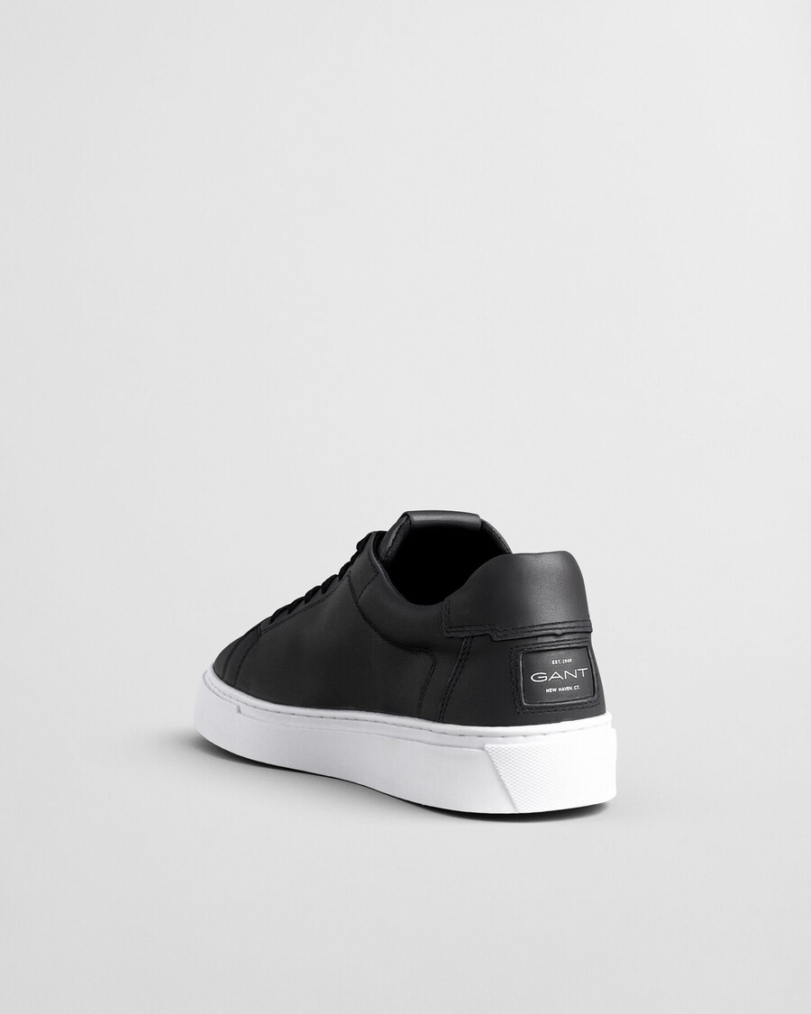 mcjulien leren sneakers - zwartwit