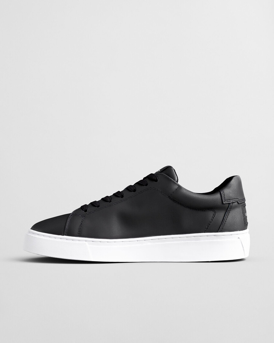 mcjulien leren sneakers - zwartwit