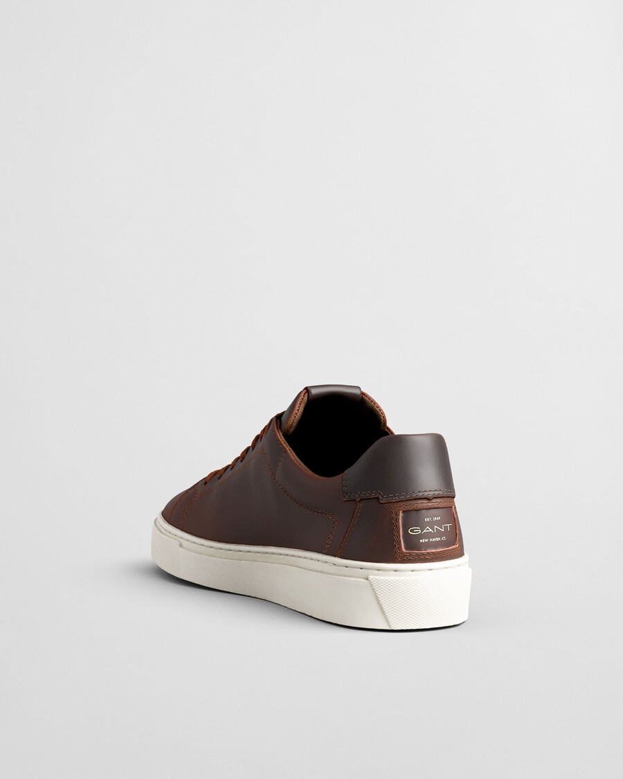 mcjulien leren sneakers - cognac