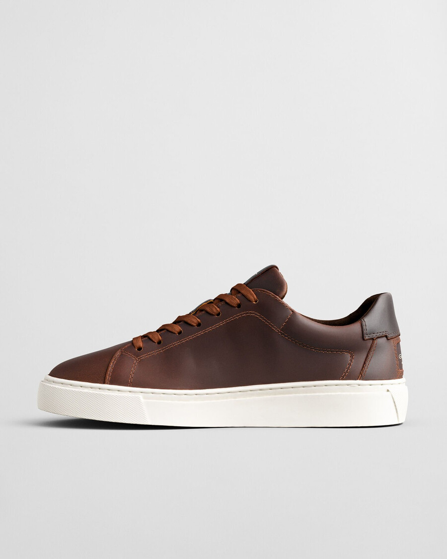 mcjulien leren sneakers - cognac