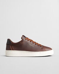 mcjulien leren sneakers - cognac