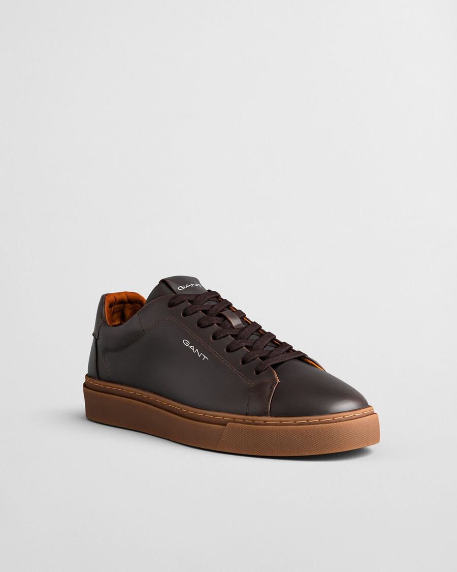 mcjulien leren sneakers - donkerbruin