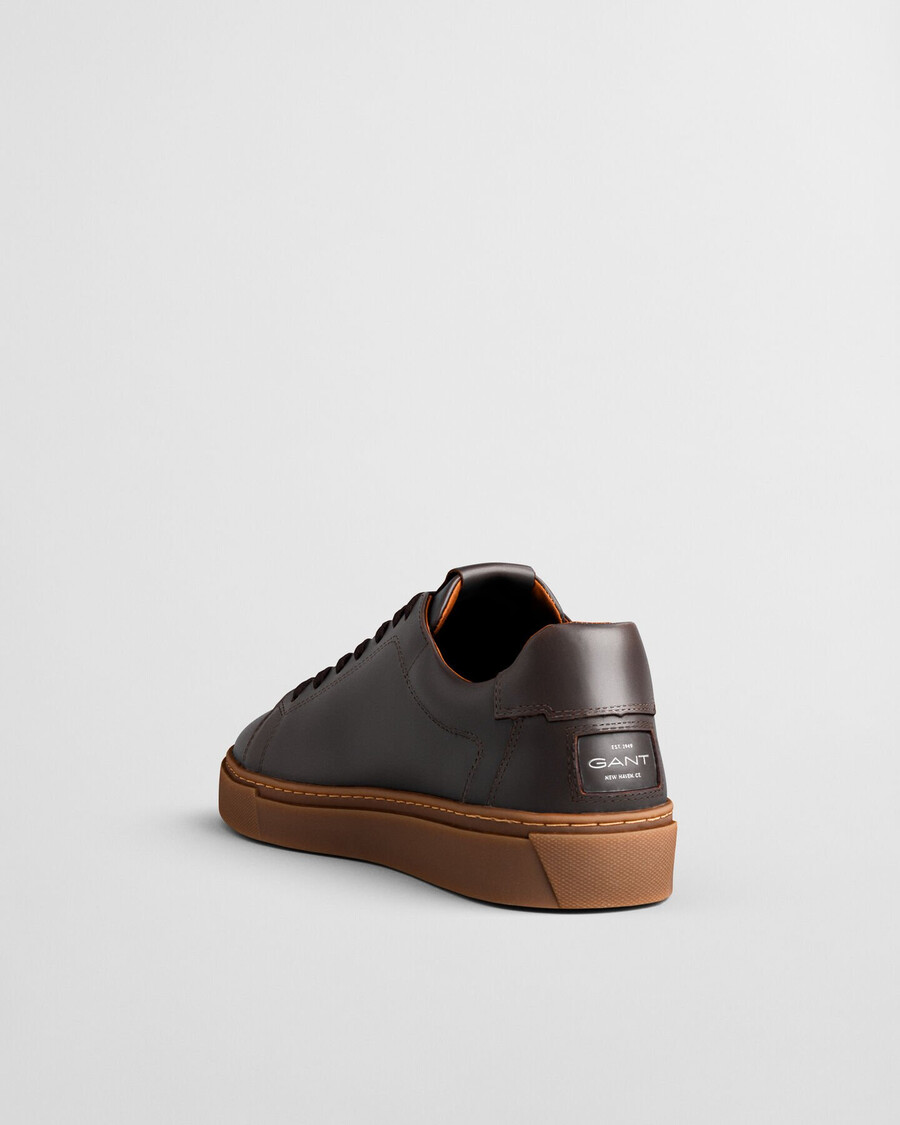 mcjulien leren sneakers - donkerbruin