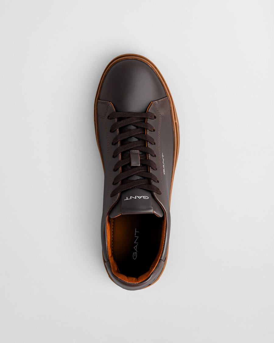 mcjulien leren sneakers - donkerbruin