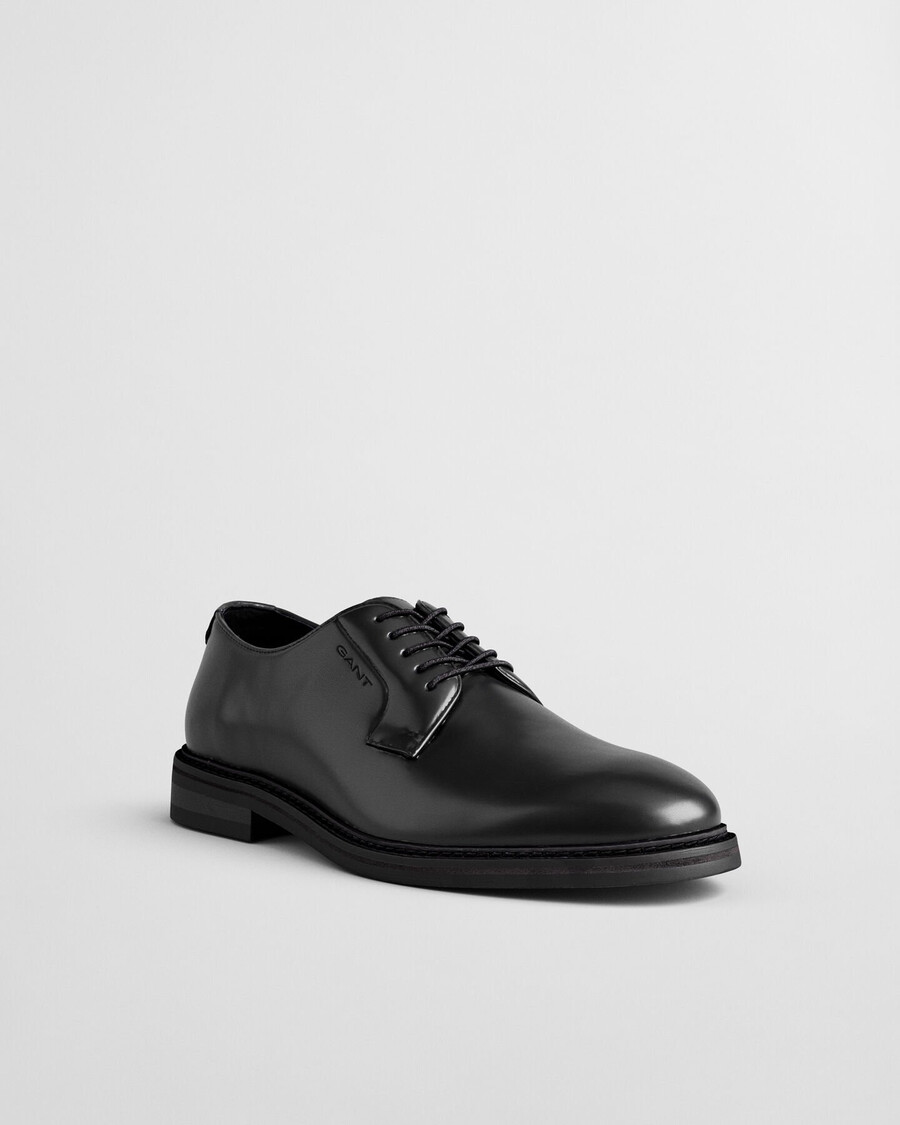 bidford leren derbyschoenen - zwart
