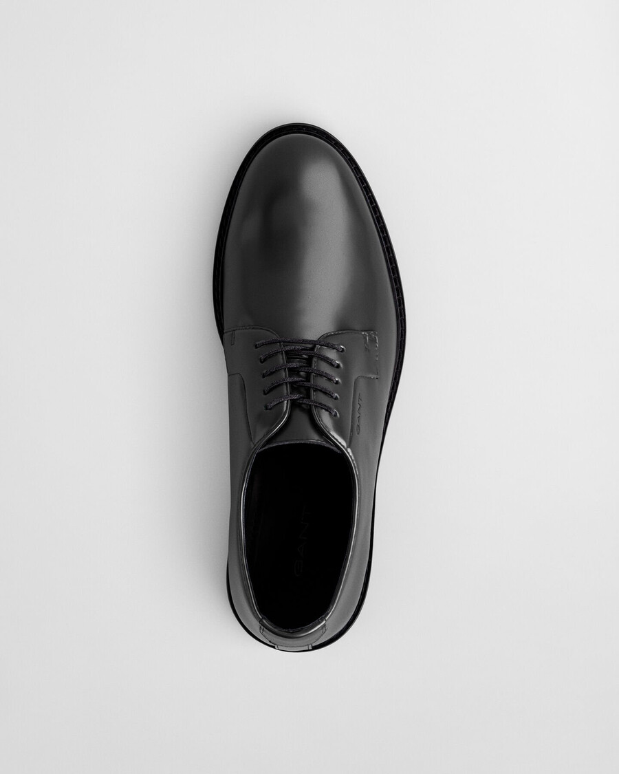 bidford leren derbyschoenen - zwart