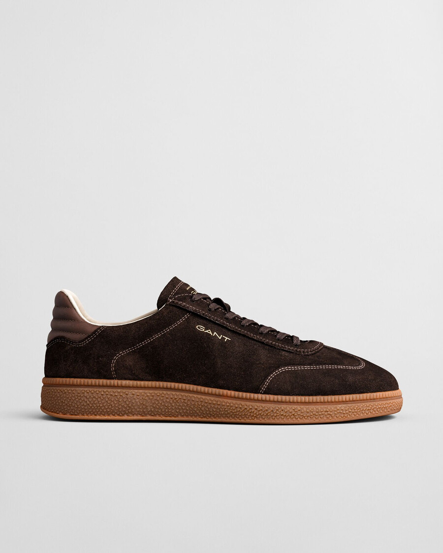 cuzmo suède sneakers - donkerbruin