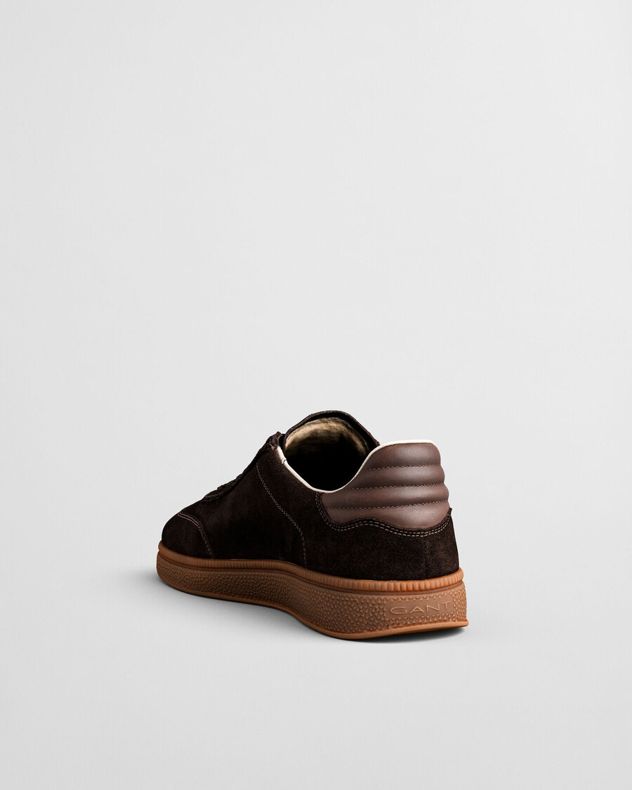 cuzmo suède sneakers - donkerbruin