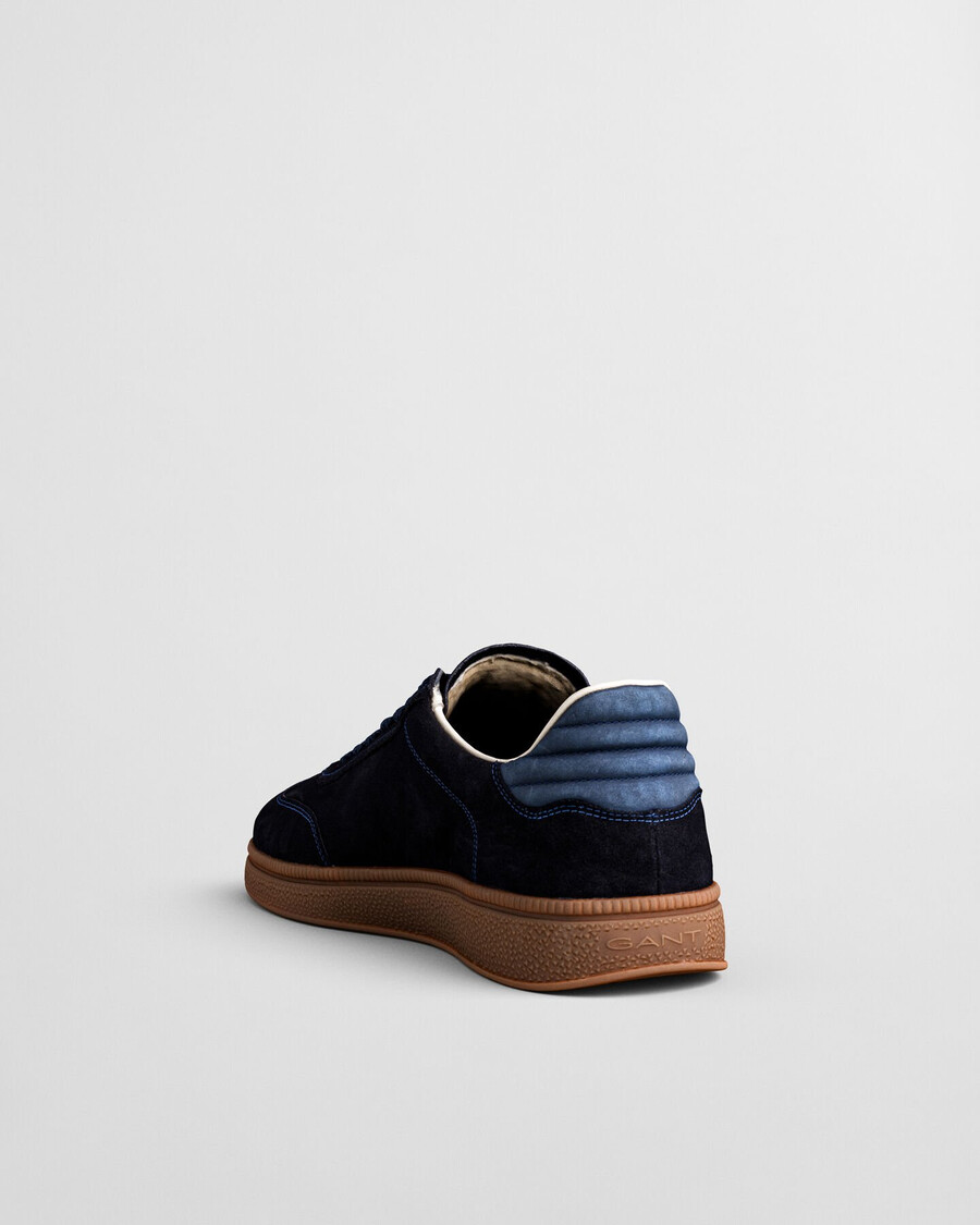 cuzmo suède sneakers - marineblauw