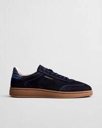 cuzmo suède sneakers - marineblauw