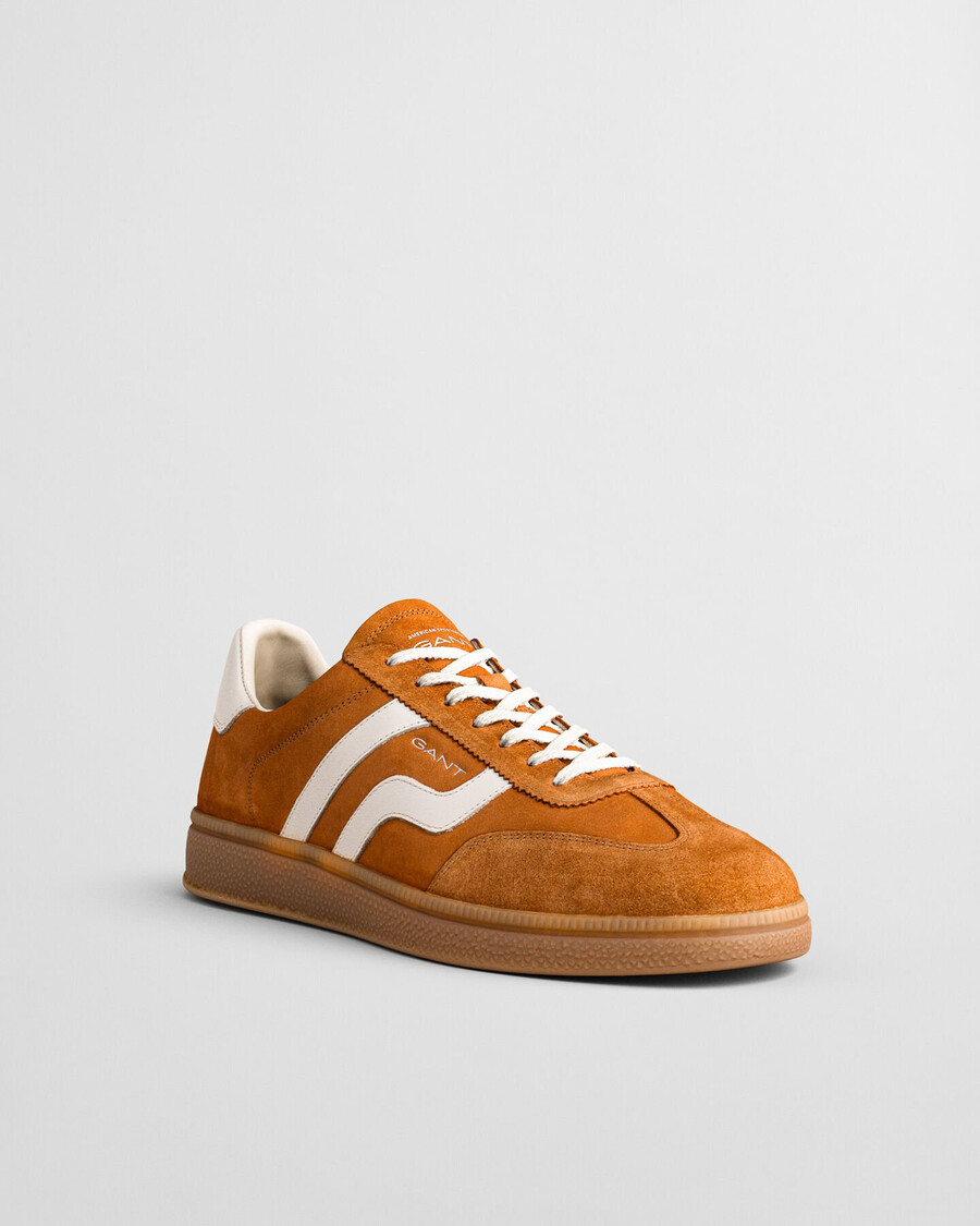 cuzmo suède sneakers - roestbruin