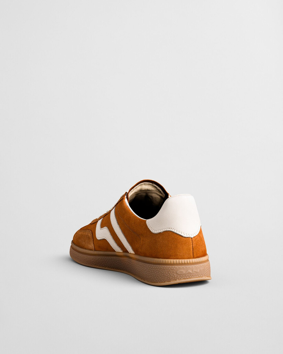 cuzmo suède sneakers - roestbruin