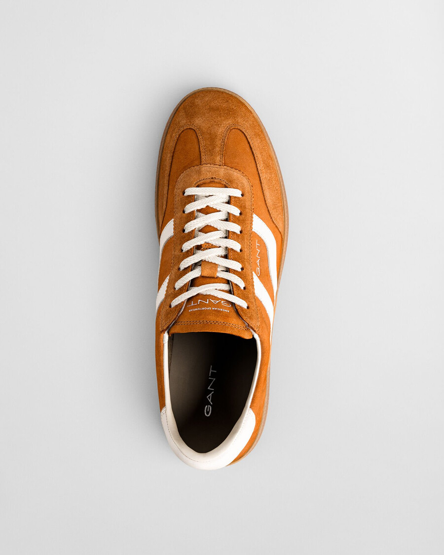 cuzmo suède sneakers - roestbruin