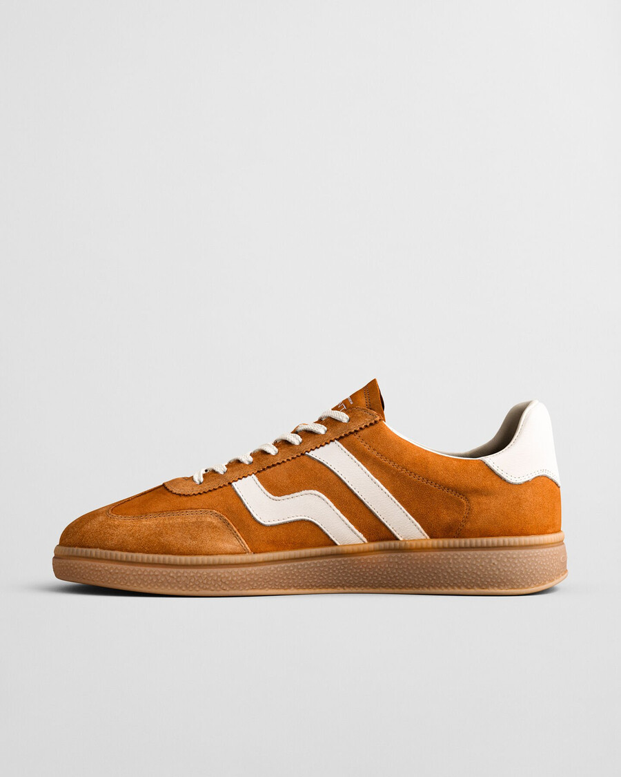 cuzmo suède sneakers - roestbruin