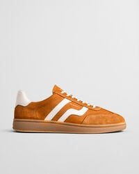 cuzmo suède sneakers - roestbruin