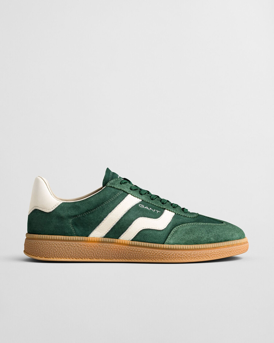 cuzmo suède sneakers - dennengroen
