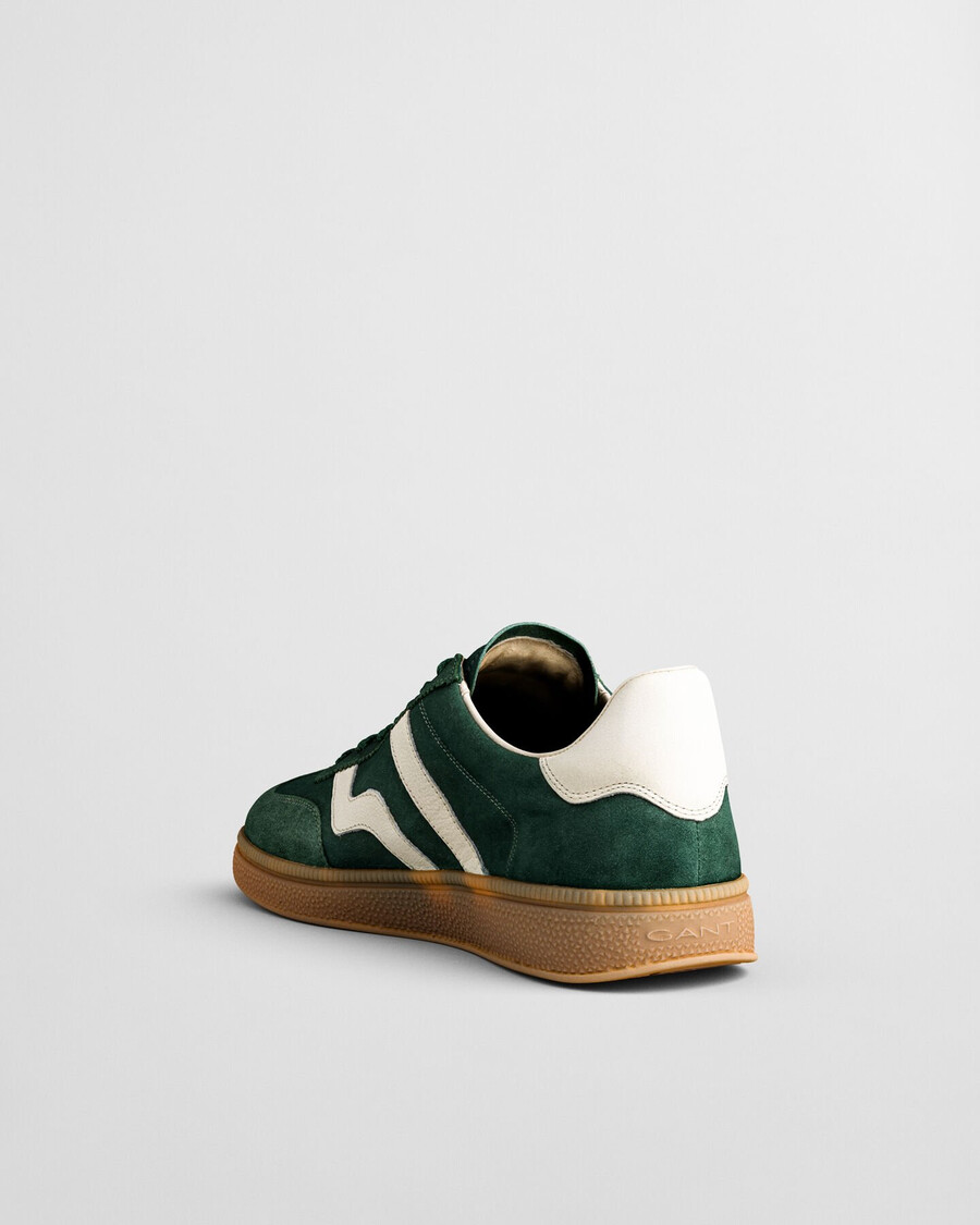 cuzmo suède sneakers - dennengroen