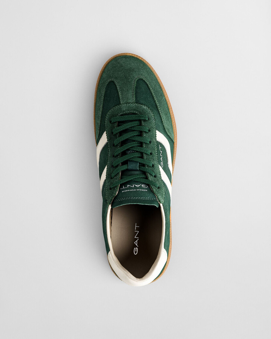 cuzmo suède sneakers - dennengroen