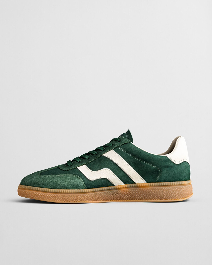 cuzmo suède sneakers - dennengroen