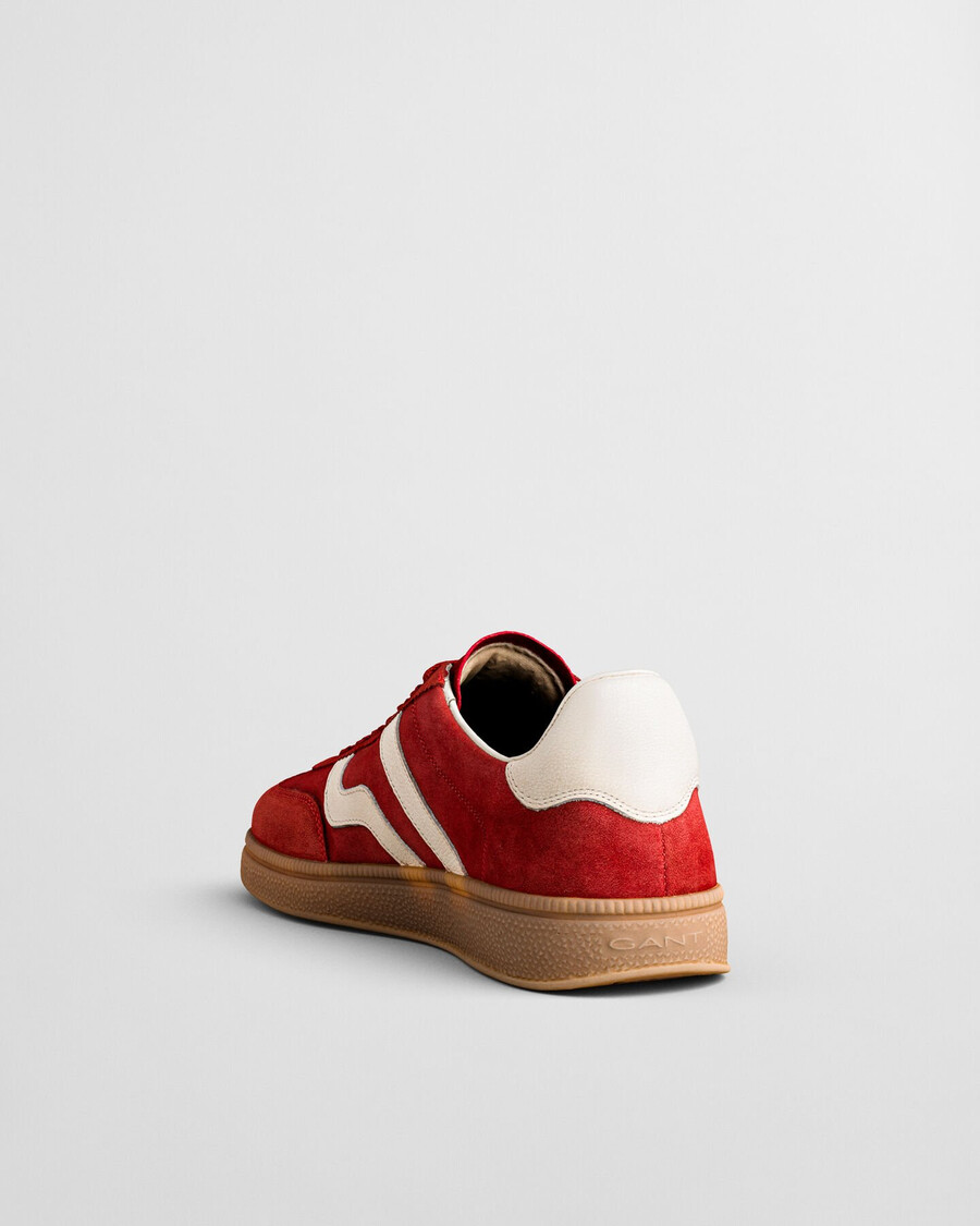 cuzmo suède sneakers - opvallend rood