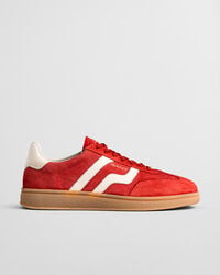 cuzmo suède sneakers - opvallend rood