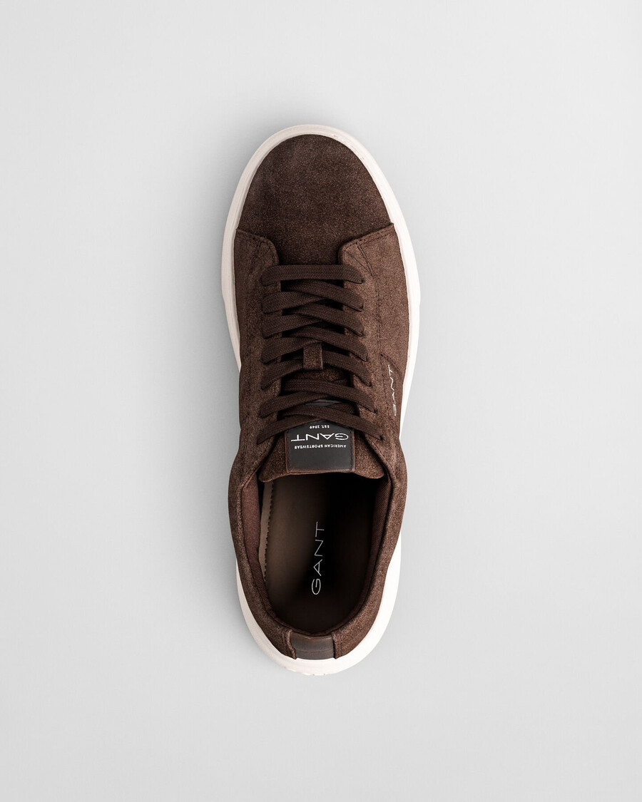 joree suède sneakers - diepbruin