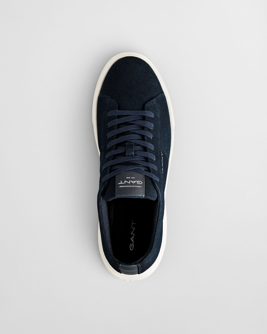 joree suède sneakers - marineblauw