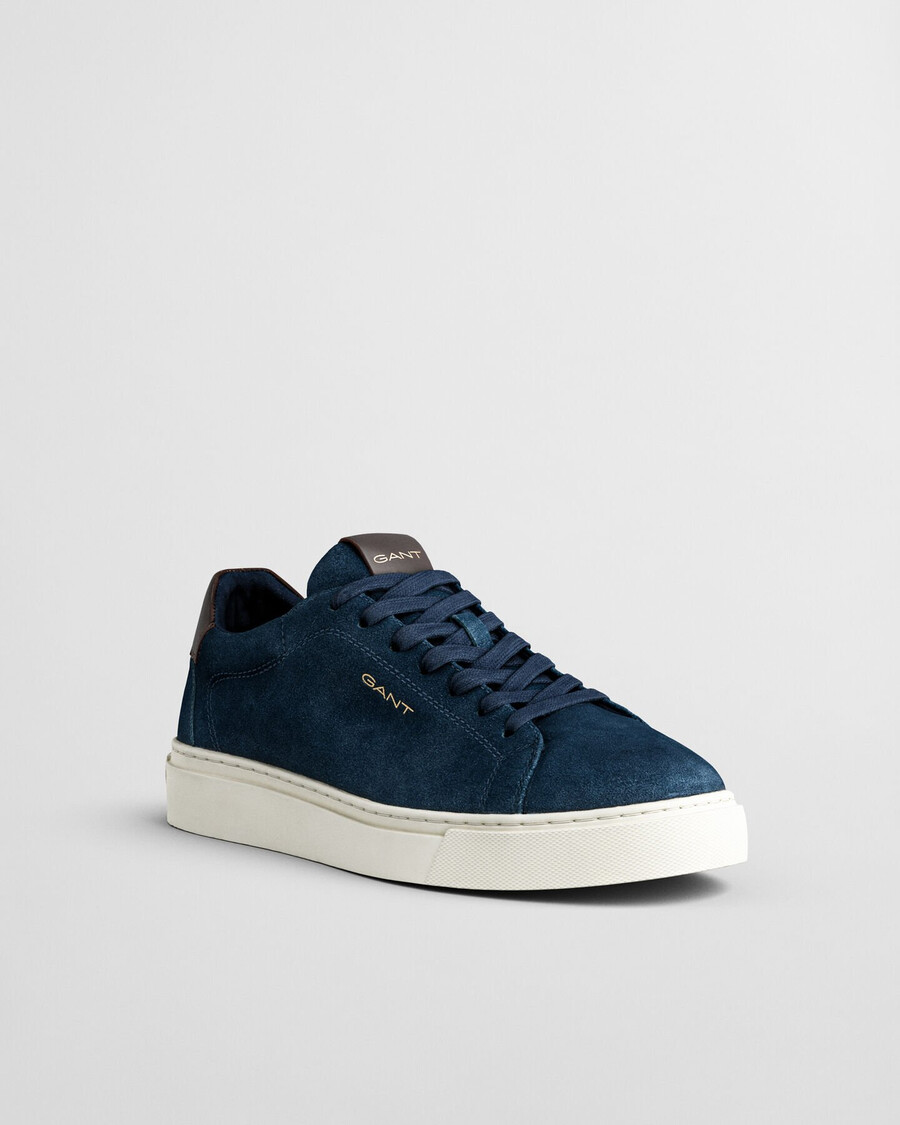 mcjulien suède sneakers - marineblauw