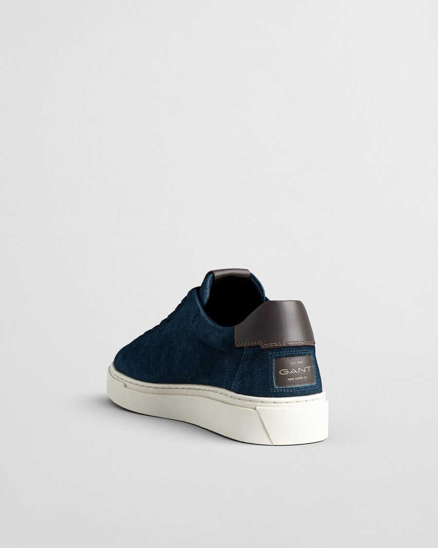 mcjulien suède sneakers - marineblauw