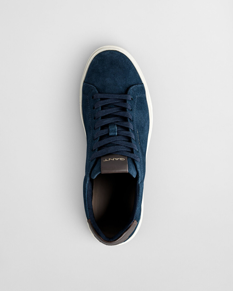 mcjulien suède sneakers - marineblauw