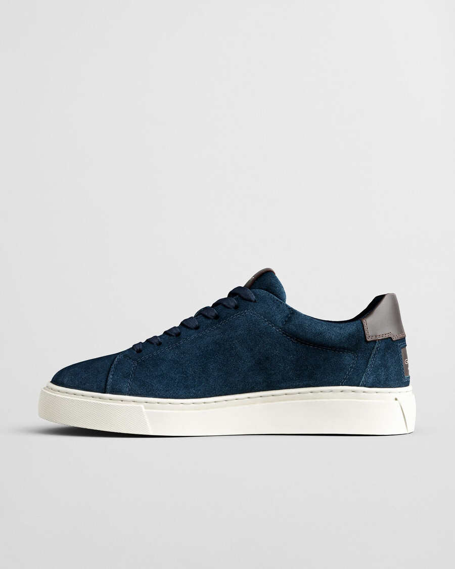 mcjulien suède sneakers - marineblauw