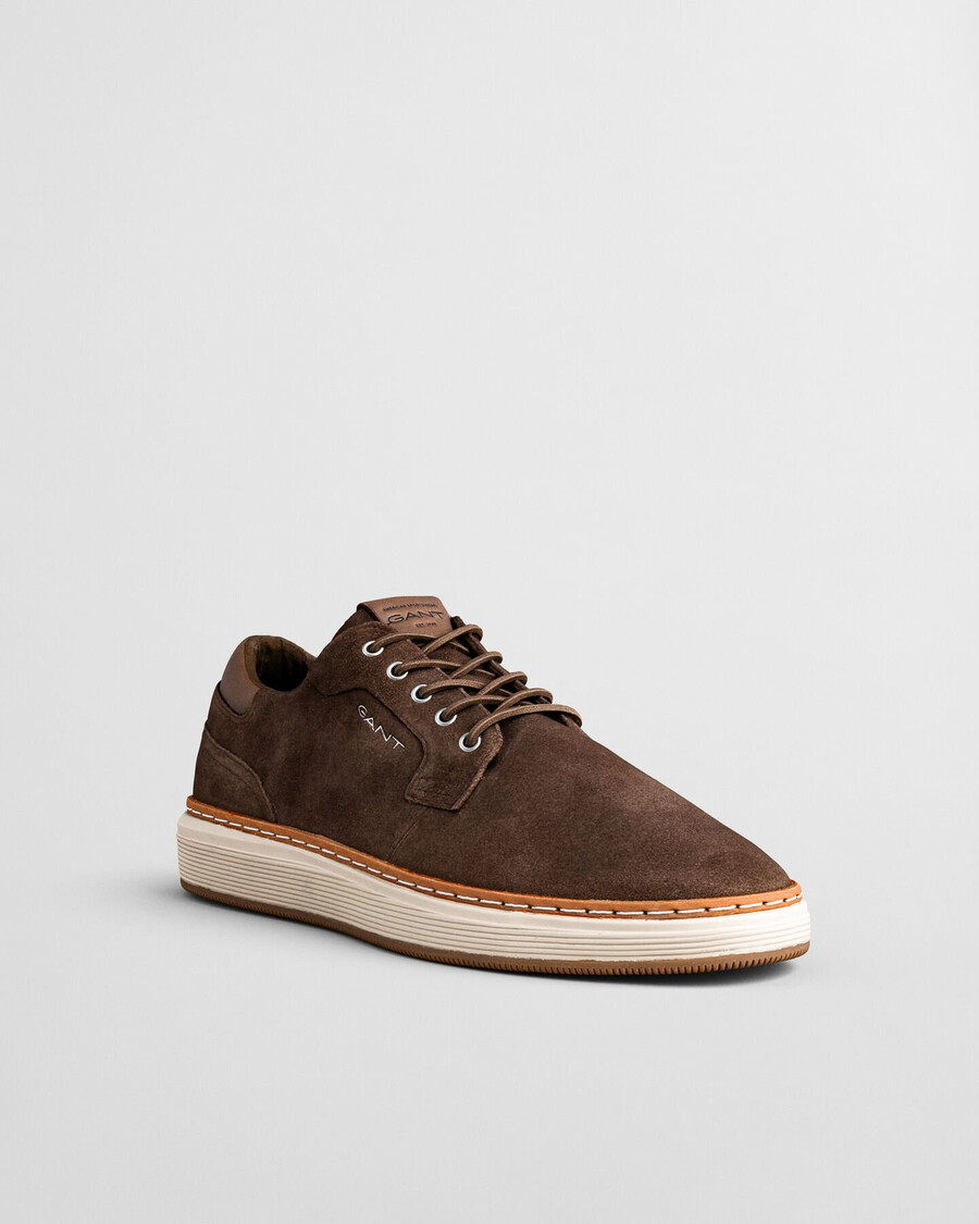 wenprep lage veterschoenen - donkerbruin
