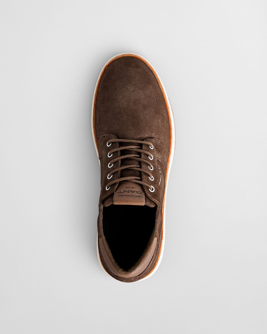 wenprep lage veterschoenen - donkerbruin