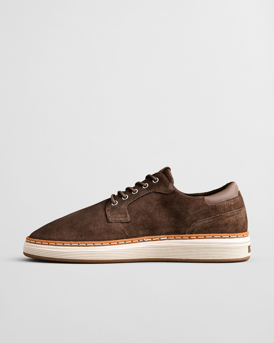 wenprep lage veterschoenen - donkerbruin