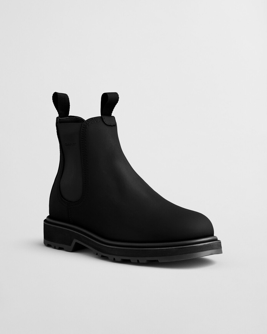 blisdor leren chelsea boots - zwart
