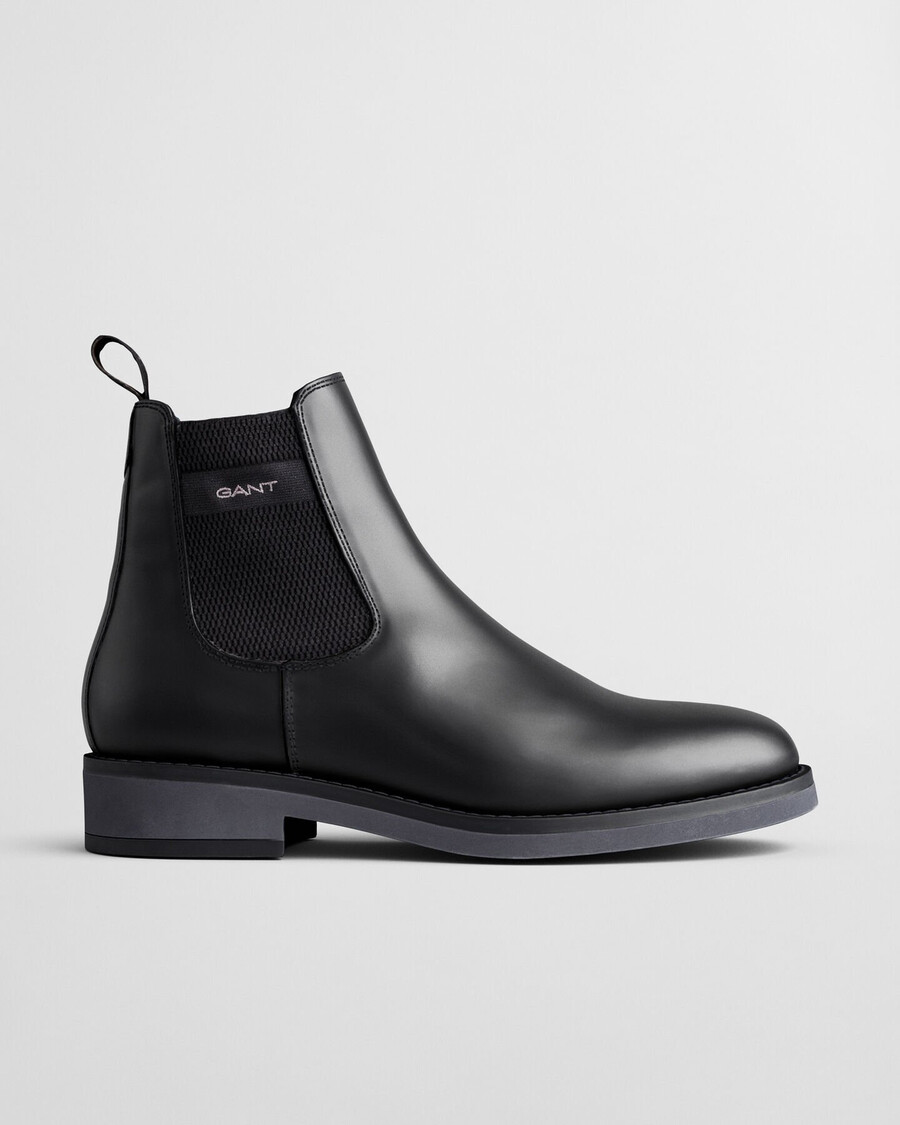 prepdale leren chelsea boots - zwart