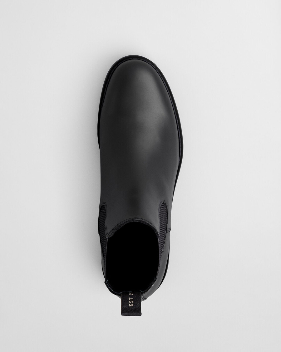 prepdale leren chelsea boots - zwart