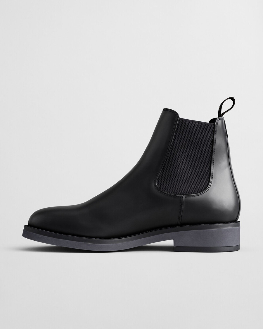 prepdale leren chelsea boots - zwart