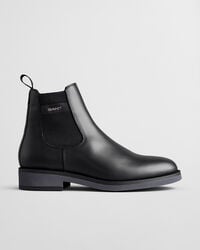 prepdale leren chelsea boots - zwart