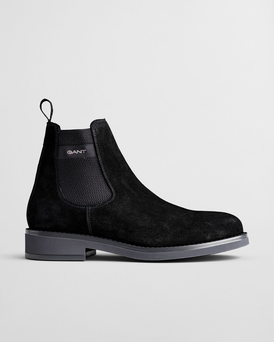 prepdale suède chelsea boots - zwart
