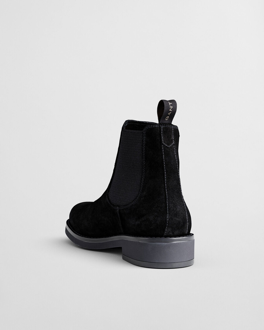 prepdale suède chelsea boots - zwart