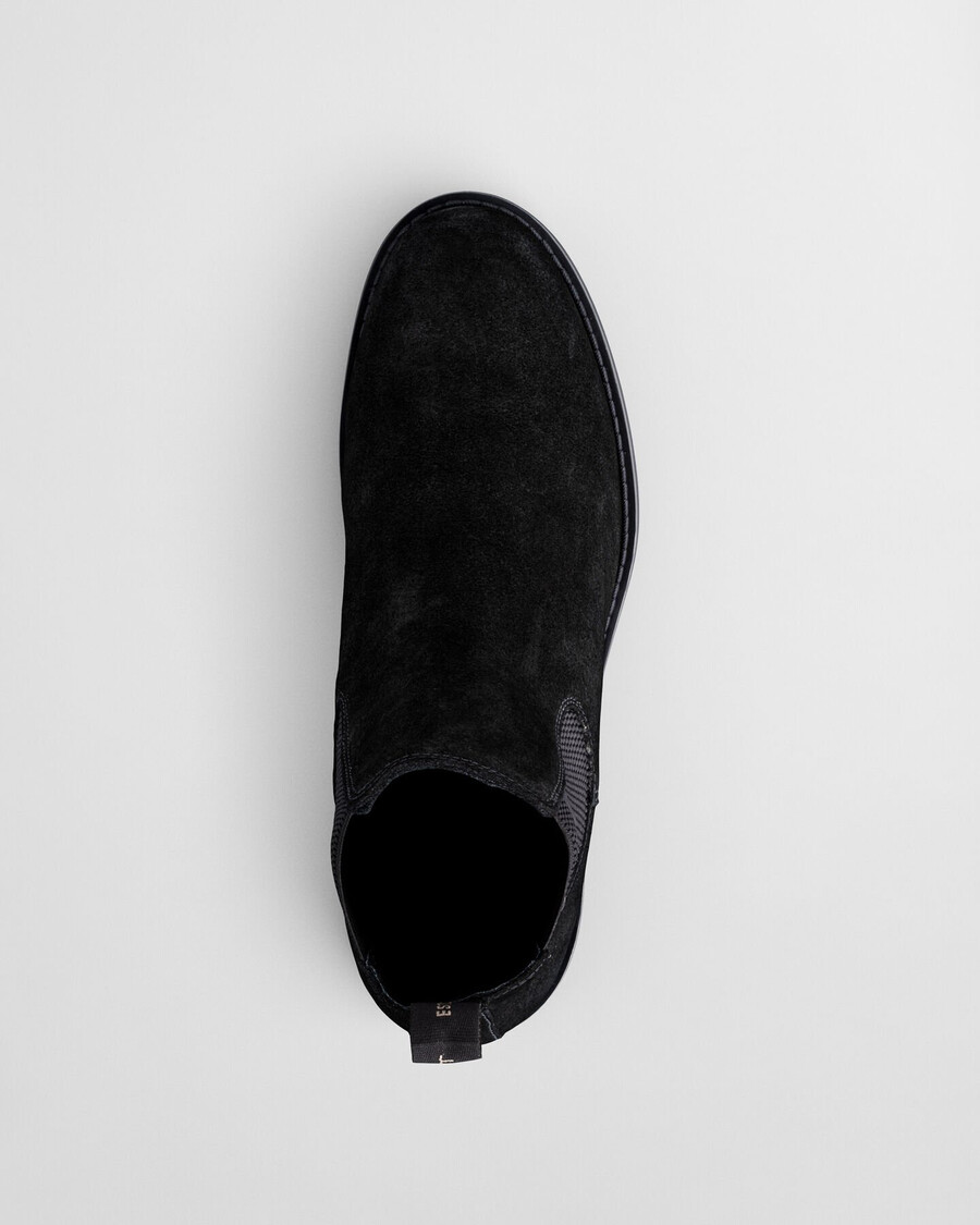 prepdale suède chelsea boots - zwart