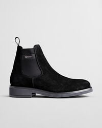 prepdale suède chelsea boots - zwart